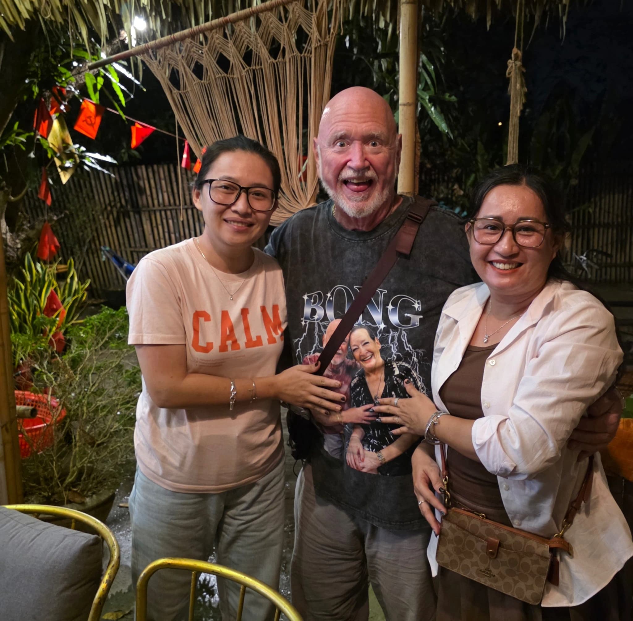 The Chef B family during their stay