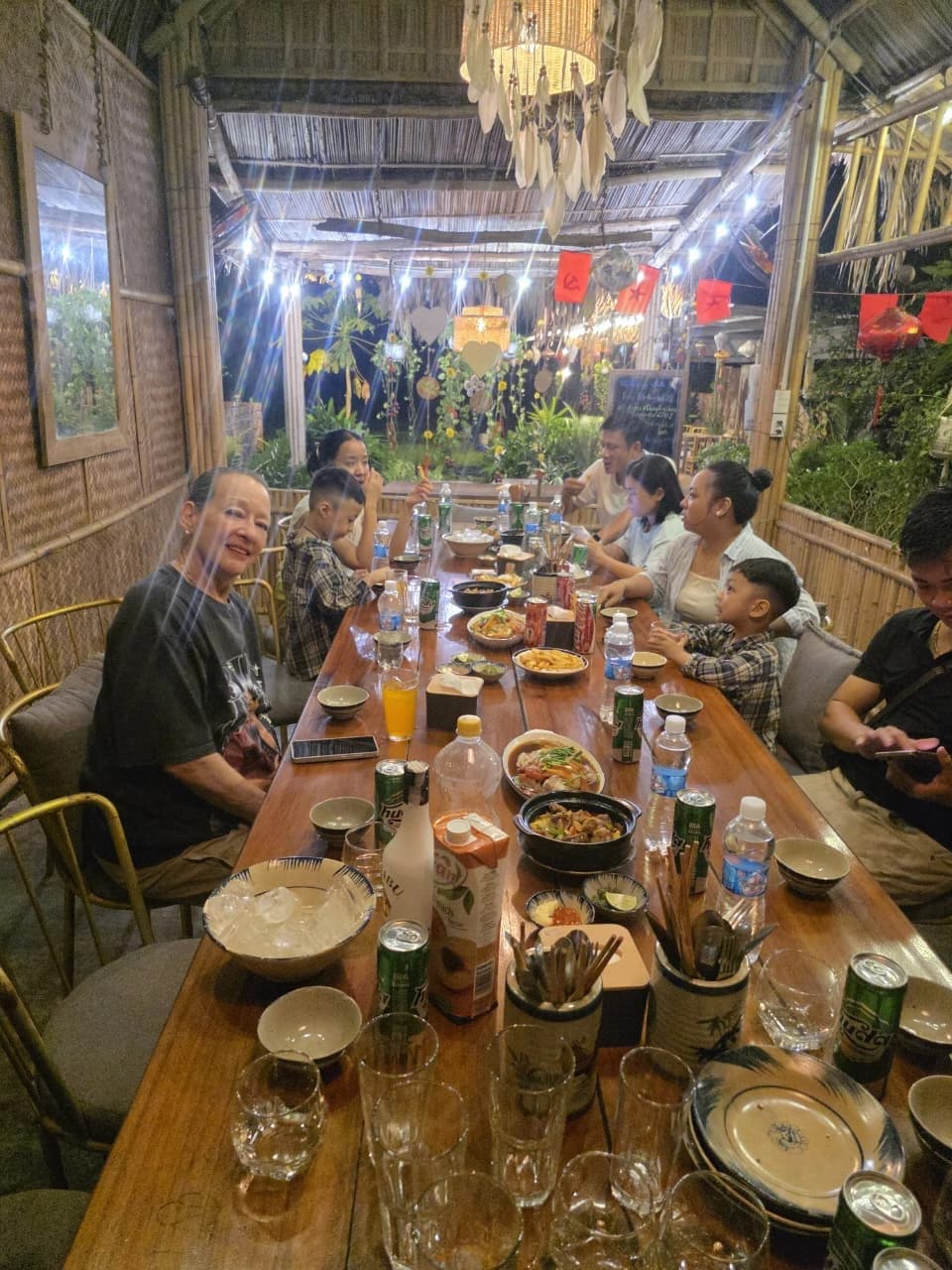 The Chef B family enjoying the farm